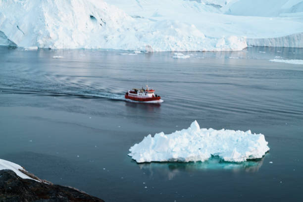 istock Arctic Icebergs on Arctic Ocean in Greenland 898615392