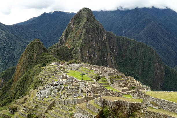 istock Close Up of Machu Picchu Complex, Peru 898620202