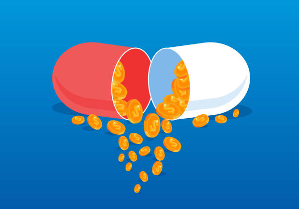 illustrations, cliparts, dessins animés et icônes de coûts des médicaments médicaux - prescription plan