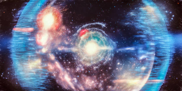 абстрактный большой взрыв концептуальное изображение - space exploding big bang star стоковые фото и изображения