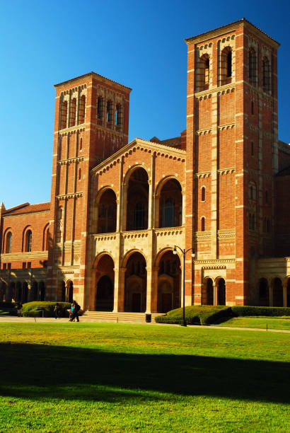 Royce Hall, UCLA Los Angeles, CA, USA September 23, 2008 Royce Hall occupies a prominent spot on the campus of UCLA in Los Angeles California.  The historic building serves as the live performing arts center. ucla photos stock pictures, royalty-free photos & images