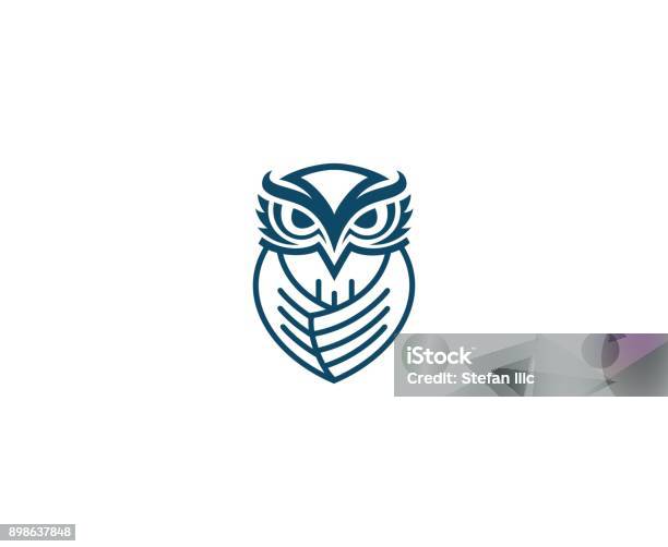 Owl Icon Stock Illustration - Download Image Now - Owl, Animal, Animal Wildlife