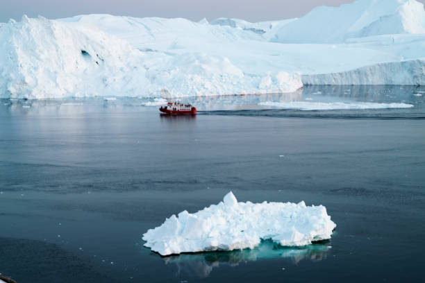 istock Arctic Icebergs on Arctic Ocean in Greenland 898641396