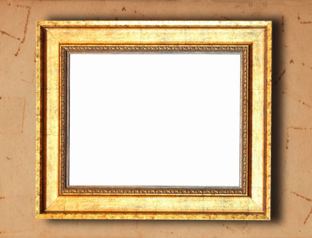 istock Old vintage rutic wooden picture frame 898645220