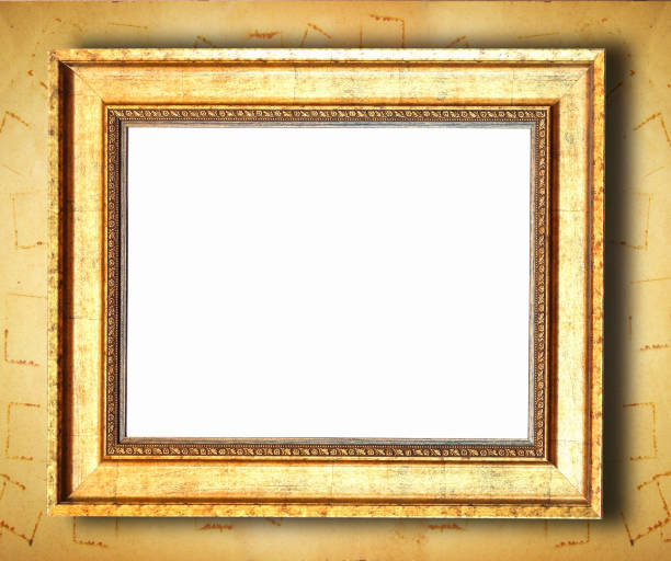 istock Old vintage rutic wooden picture frame 898645236
