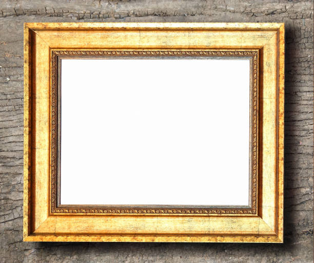 istock Old vintage rutic wooden picture frame 898645400