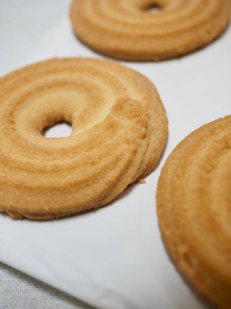 istock Butter cookies, sweets, round 898651388