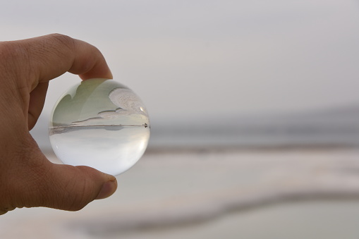 Dead Sea through a crystal ball