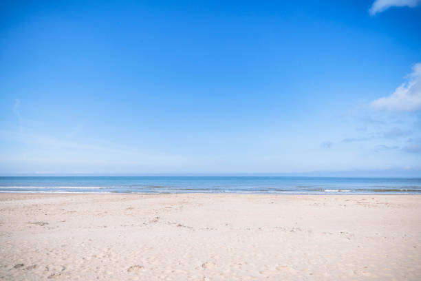 istock Empty beach by the sea in the summer 898664584