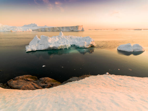 istock Arctic Icebergs on Arctic Ocean in Greenland 898669836