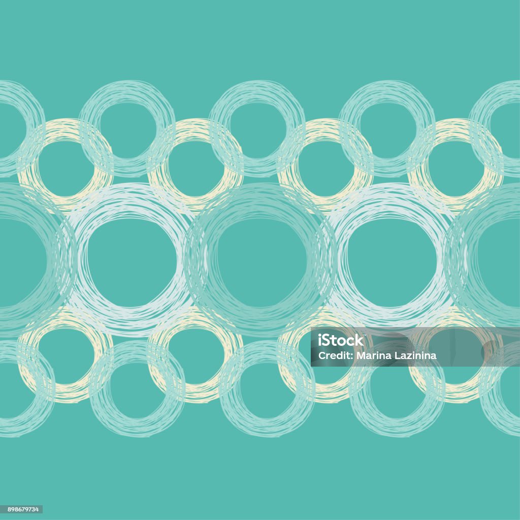 Texture In Circles Seamless Geometric Pattern The Texture Of The Drawn Circles Textile ...