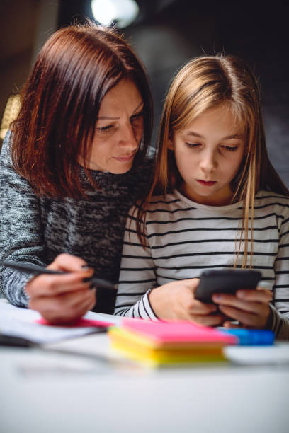 istock Mother and daughter using smart phone 898680112