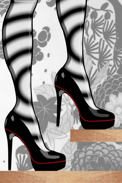istock Women's shoes with stiletto heels 898680302