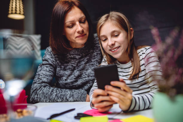 istock Mother and daughter using smart phone 898680510