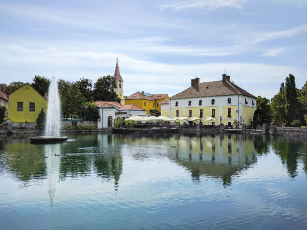 istock Fountain on Mill Pond in Tapolca, Hungary 898683774