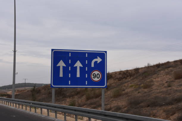 istock Israel road sign 898687324