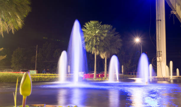 istock Landscapes Night fountain 898695172