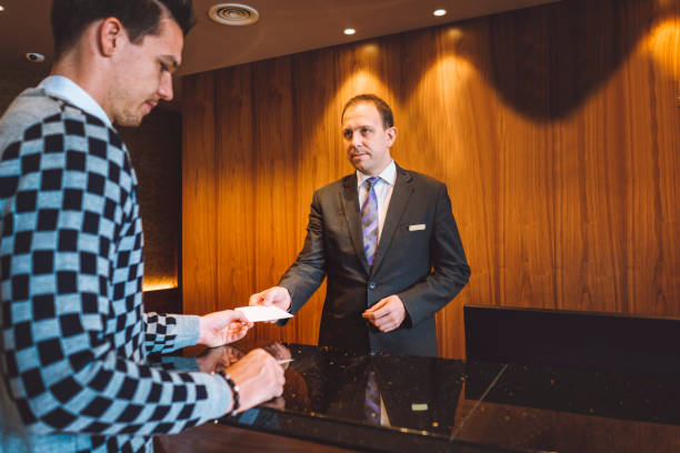 istock Here's your card mister 898707106