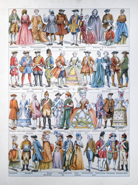 istock Evolution of French fashion 898731750