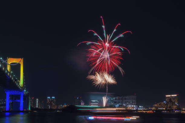 istock Winter Fireworks in Tokyo 898736774