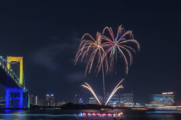 istock Winter Fireworks in Tokyo 898736806