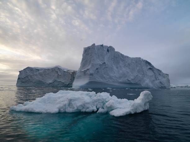istock Big glaciers on arctic ocean in Greenland 898744572