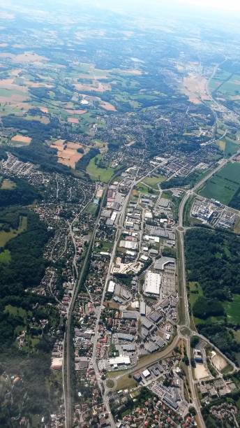 istock French city seen from the sky 898744630