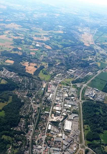 istock French city seen from the sky 898744656