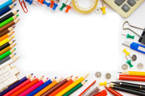 istock monthly calendar with office and stationery 898744908