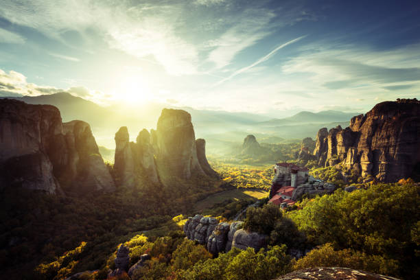 istock Meteora monasteries in Greece 898756970