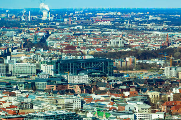 istock Aerial view of Berlin, Germany 898761916