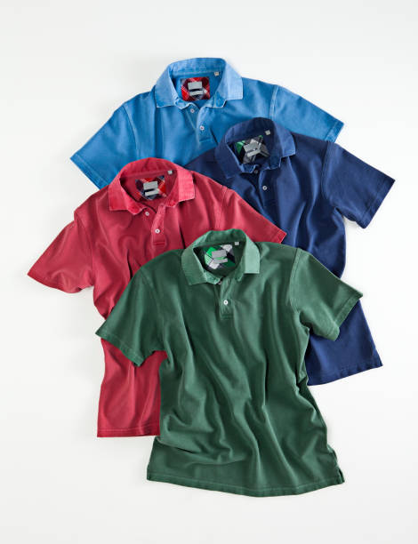 istock Polo T-Shirts isolated on white background 898767870