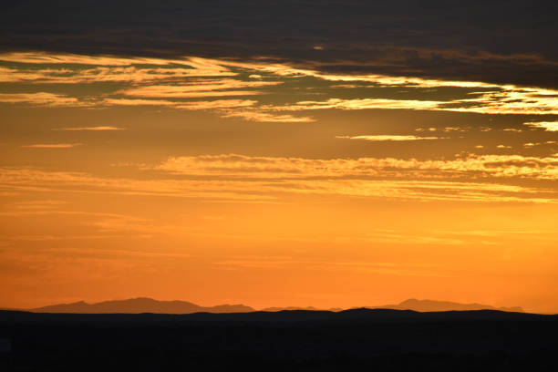 istock Orange Sunset In The Mountains 898772712