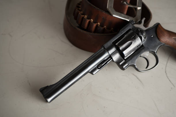 istock classic revolver handgun 898781498