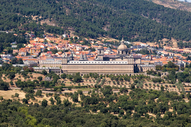 Monastery and royal residence San Lorenzo de El Escorial in Madrid, Spain