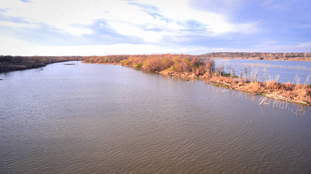 istock Aerial view of Lake Grapevine, TX 898785860