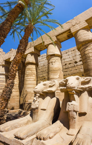 istock Ancient ruins of Karnak temple in Egypt 898797632