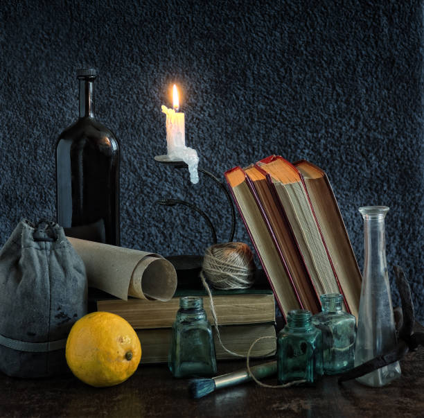 istock Classic Still Life with Candle 898799070