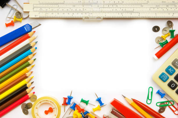 istock monthly calendar with office and stationery 898801400