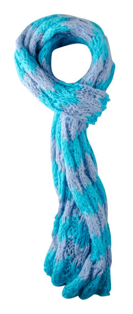 istock Scarf isolated on white background.Scarf  top view 898802164