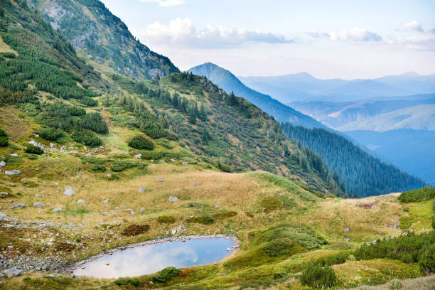 istock Blue lake in the mountains 898813222