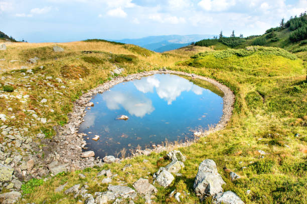 istock Blue lake in the mountains 898813590