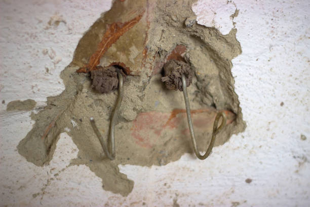 istock metal hooks in the wall 898816502