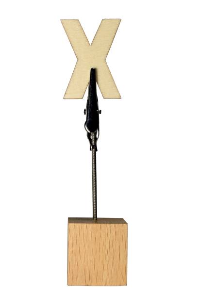 istock Alphabet X and Card Stand 898818448