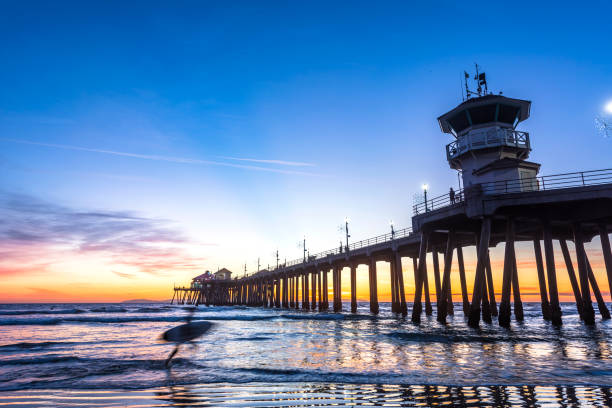 istock Huntington beach Pier at Sunset 898822344
