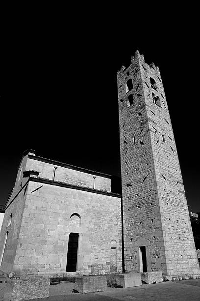 Parish Church in Elici stock photo