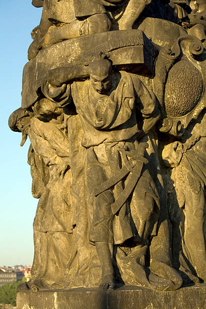 istock Charles Bridge Statue, Prague, Czech Republic 89883840