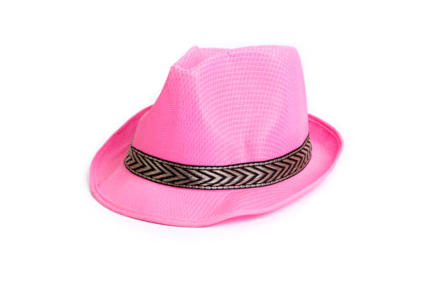istock Simple casual pink hat for sun protection. 898839586