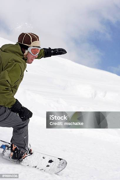 Extreme Snowboarding Stock Photo - Download Image Now - Adult, Balance, Blue