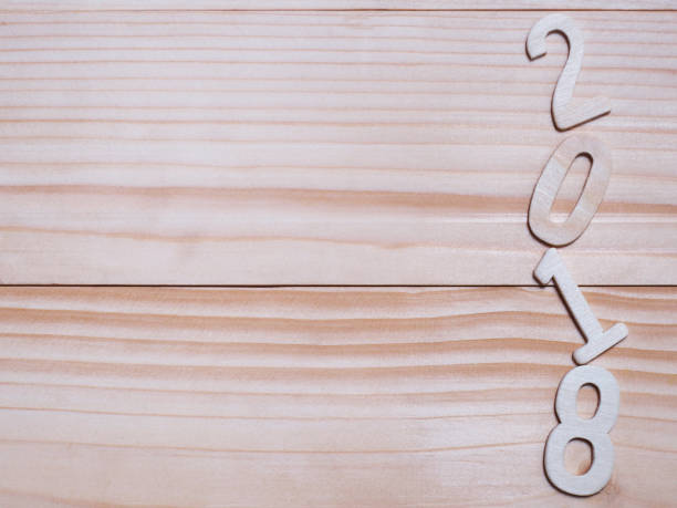 istock 2018 New year wooden number 898842464